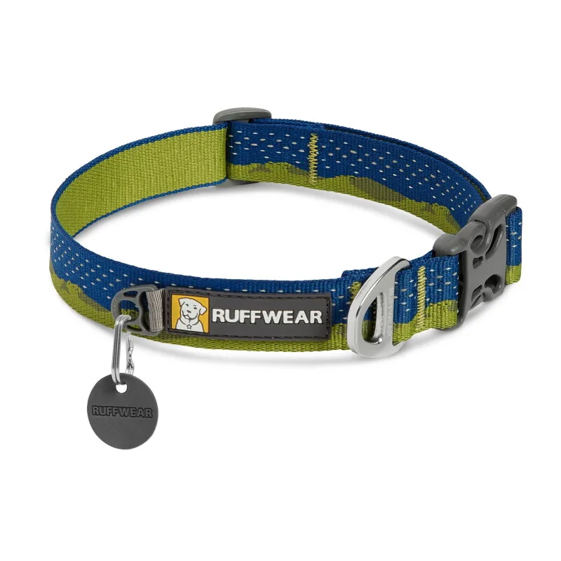 Crag™ Halsband L de Ruffwear en Bleu foncé, Regular – photo produit