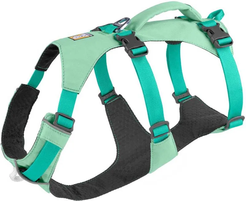 Flagline™ Harnas - XXS by Ruffwear in Sage Green – product photo