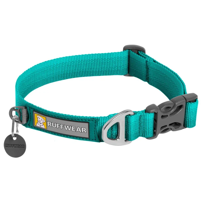Front Range™ Halsband blau/ türkis S fra Ruffwear i Regular – produktbillede