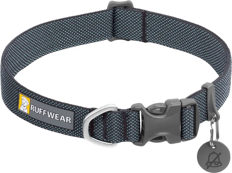 Hi & Light Collar - Basalt Gray - 36-51 cm by Ruffwear in Black, Yellow, Blue, Green – product photo