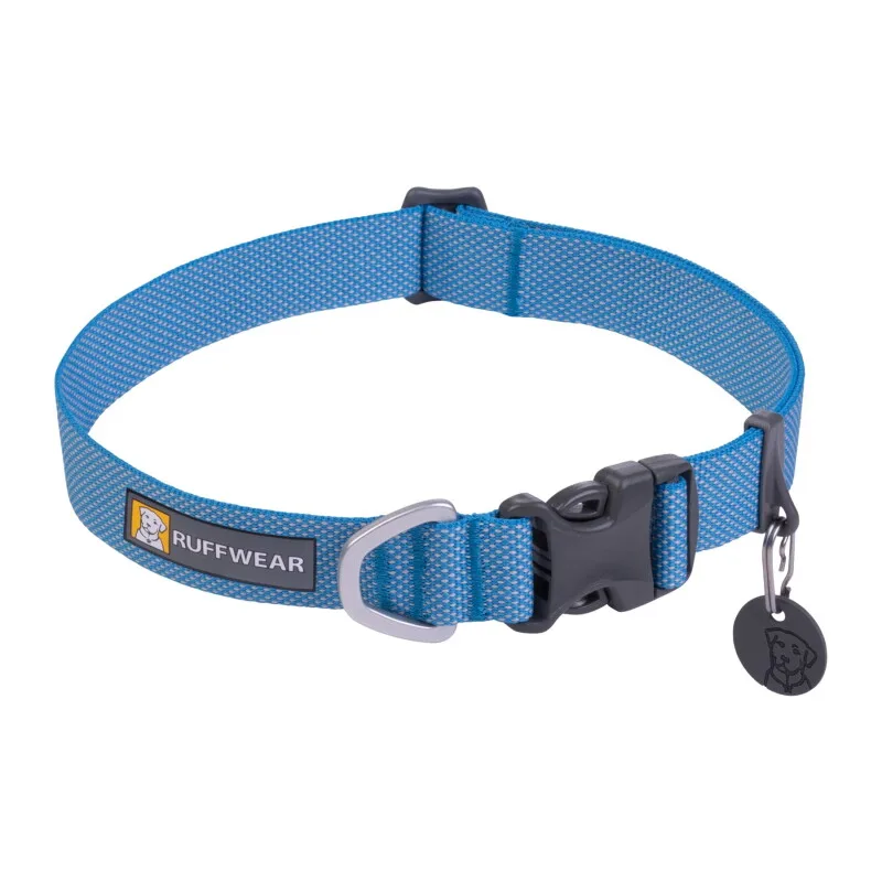 Hi & Light™ Halsband M by Ruffwear in Blue, Regular – product photo