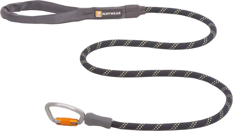 Knot-a-Leash Hondenlijn - L - Obsidian Black de Ruffwear en Bleu, Rouge – photo produit