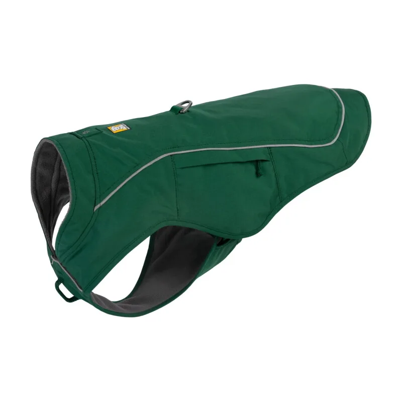 Overcoat Fuse™ hondenjas XS van Ruffwear in Groen, Regular – productfoto