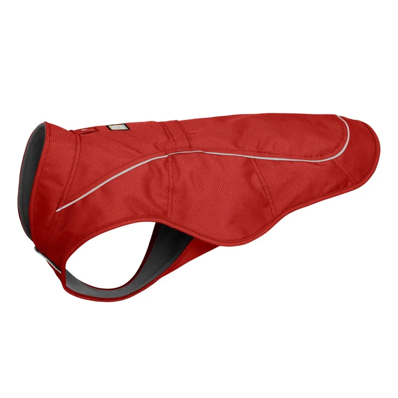 Overcoat™ Hundejacke rot M van Ruffwear in Regular – productfoto