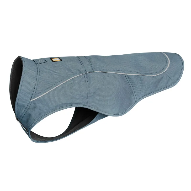 Overcoat™ Hundejacke schieferblau L fra Ruffwear i Regular – produktbillede