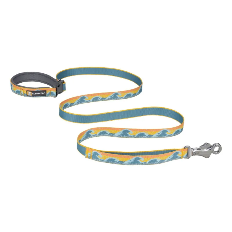 Reflektierende Hundeleine Crag™ blau/ türkis/ beige/ braun van Ruffwear in Blauw, Turquoise, Beige, Bruin, Regular – productfoto
