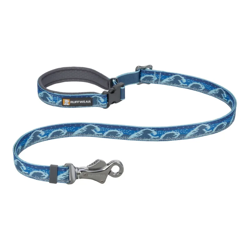 Verstellbare Hundeleine Crag EX™ blau/ türkis by Ruffwear in Regular – product photo