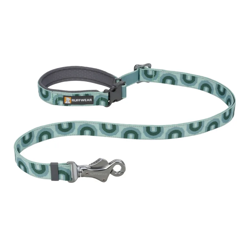 Verstellbare Hundeleine Crag EX™ seegrün by Ruffwear in Regular – product photo