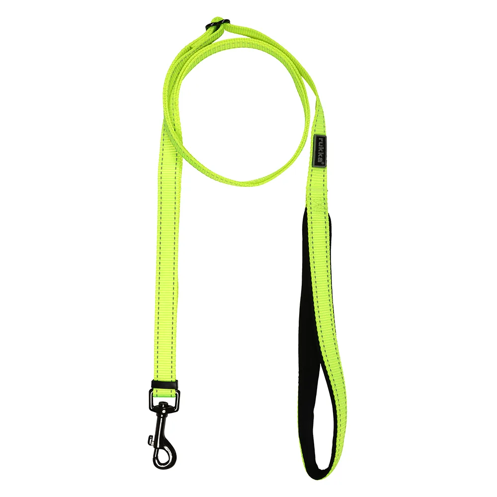Rukka® Set: Bliss Neon Halsband & Lijn M +200cm/20mm Hond by Rukka Pets – product photo