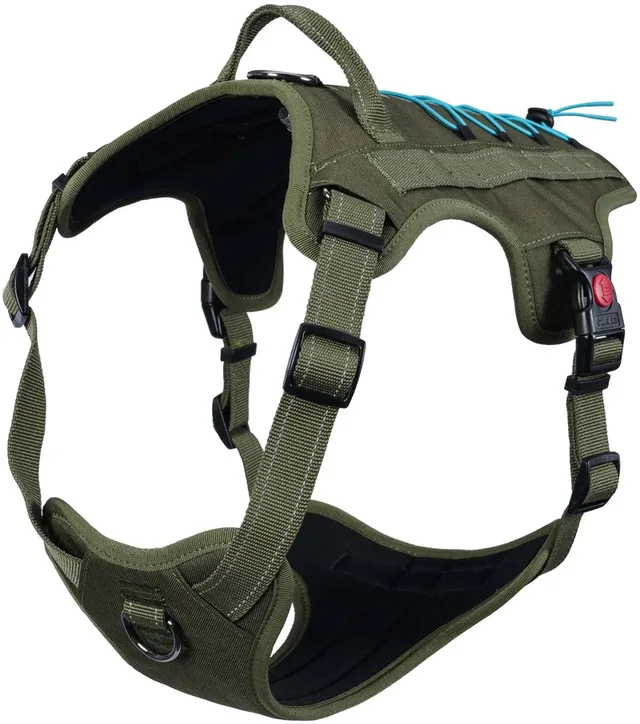 Rukka Bliss X Trek Hondentuig - Verstelbaar Hiking Tuig - Reflecterend - Met Handgreep - Maat L