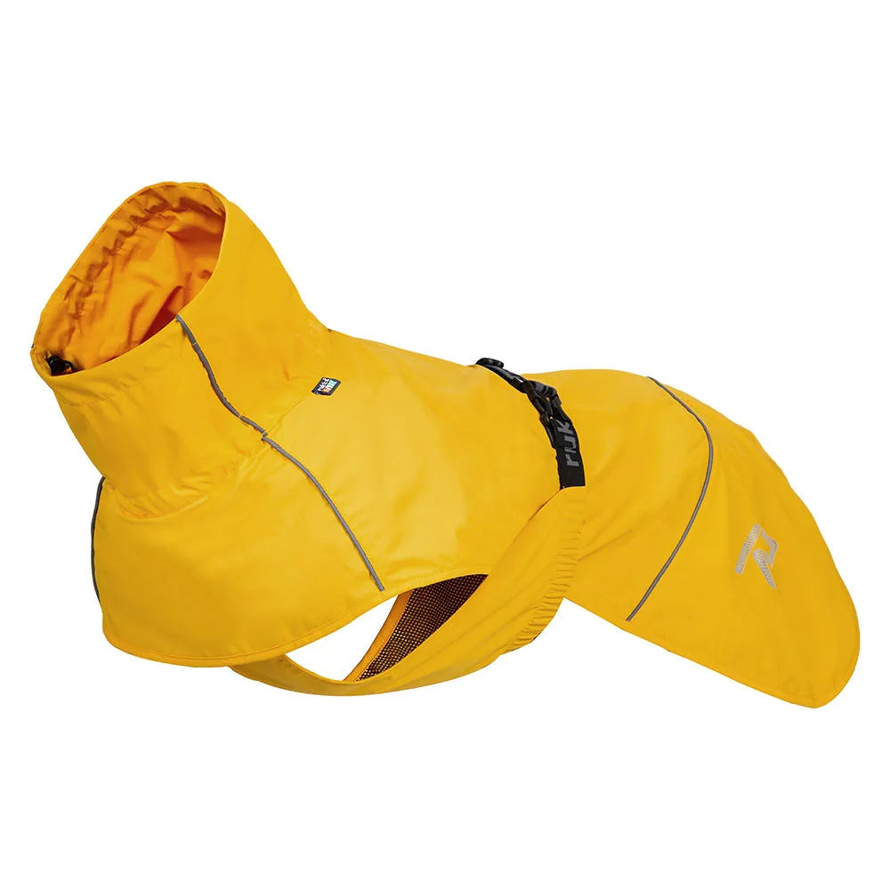 Rukka® Hayton Eco regenjas, geel - ca. 40 cm Ruglengte van Rukka Pets – productfoto