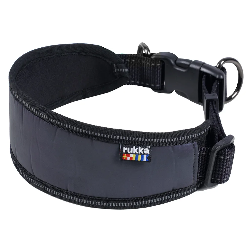 Rukka® Luminous Soft Halsband - Maat M: halsomtrek 30 - 50 cm, 25 mm breed by Rukka Pets – product photo