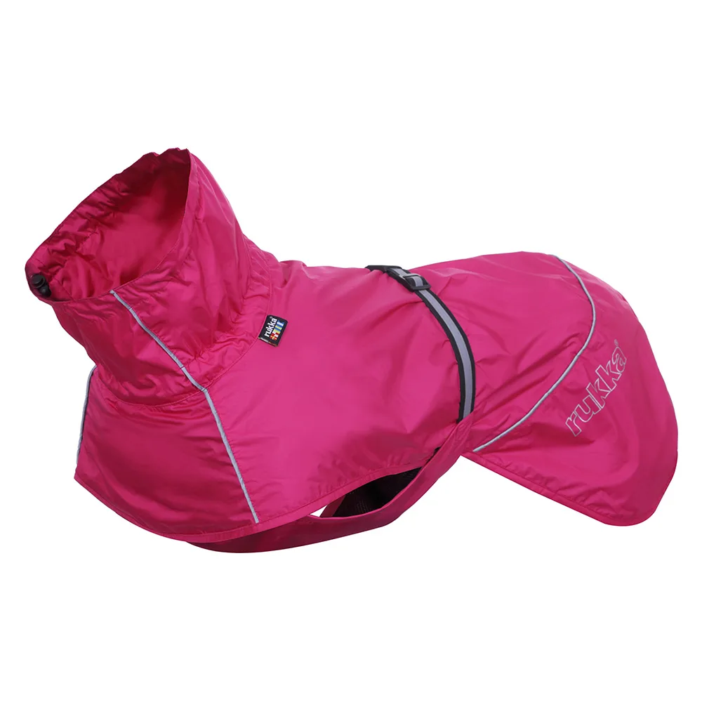 Rukka® Regenjas Haas, roze - ca. 25 cm Ruglengte van Rukka Pets – productfoto