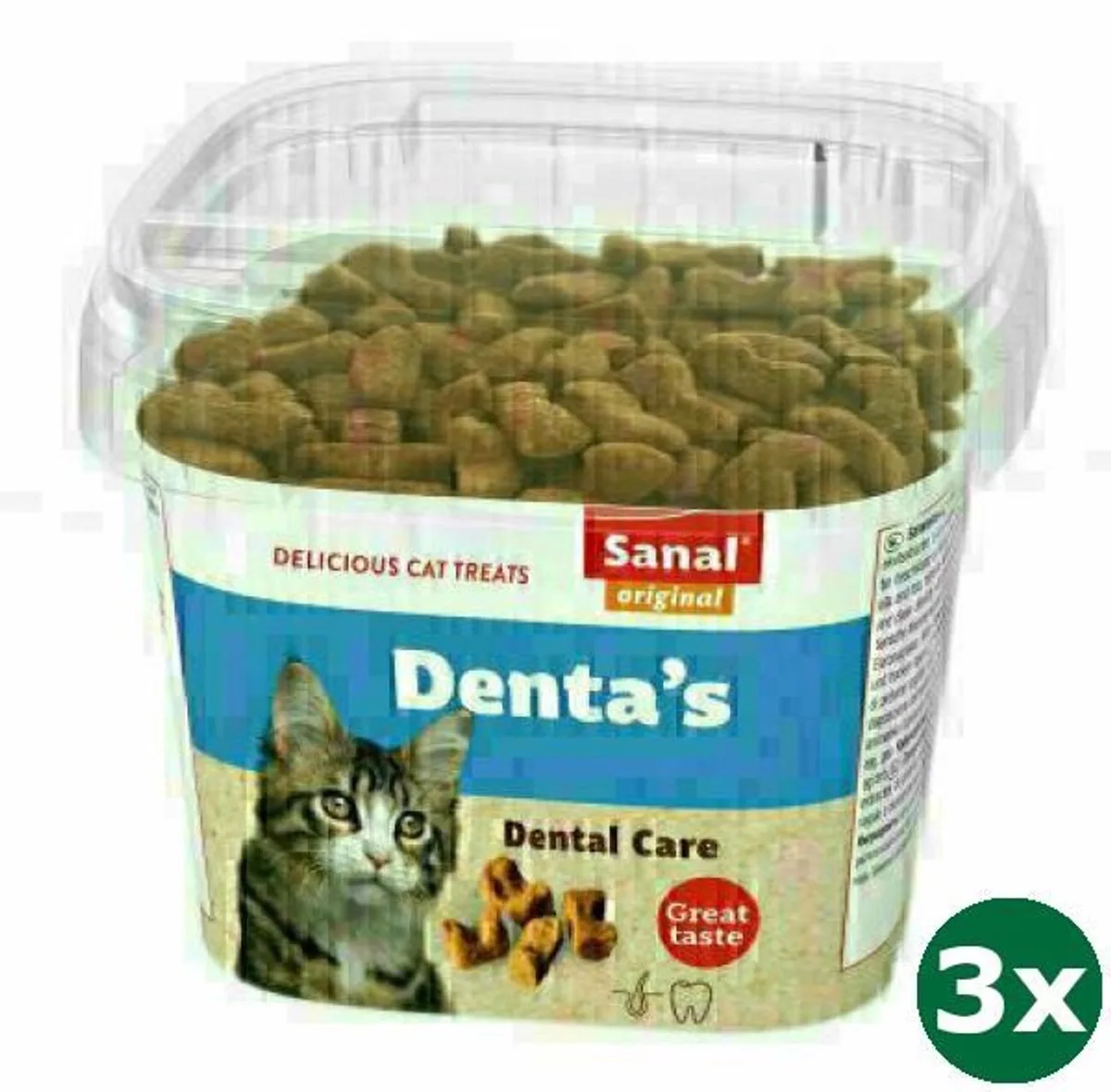 cat denta's cup 3x 75 gr de Sanal – photo produit