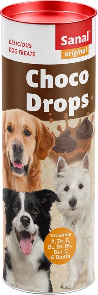 Choco Drops Hondensnack - 250 gr