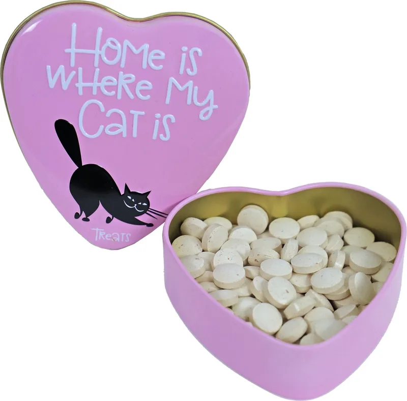Home Is Where My Cat Is Bewaardoos Met Kattensnoepjes - Gevogelte - 60 gram by Sanal – product photo