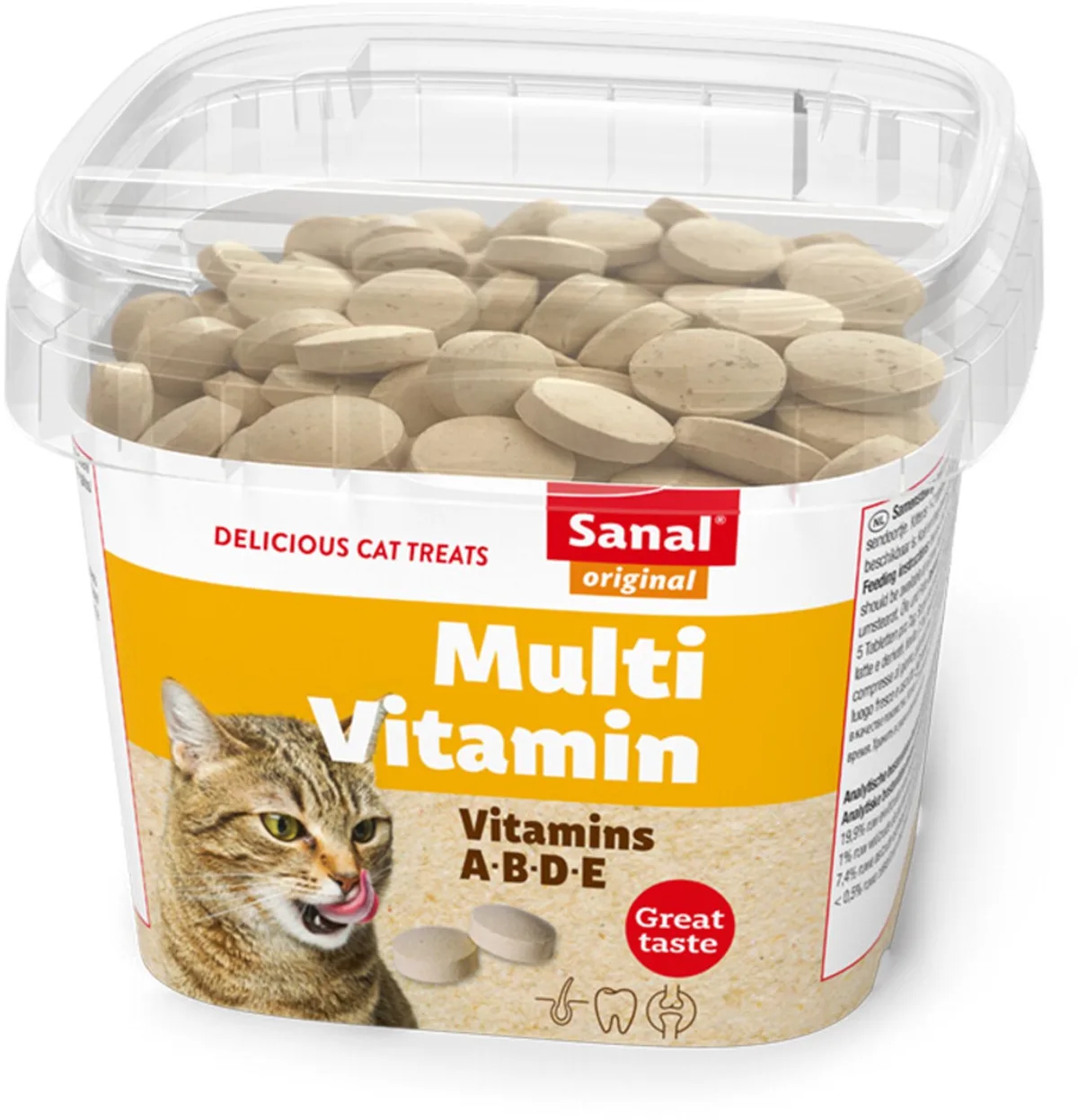 Kat Multivitamine - 6 x 100 gr - Voordeelverpakking de Sanal – photo produit