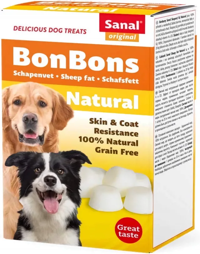 Schapenvet Bonbons Hondenvoer - Naturel - 150 gr