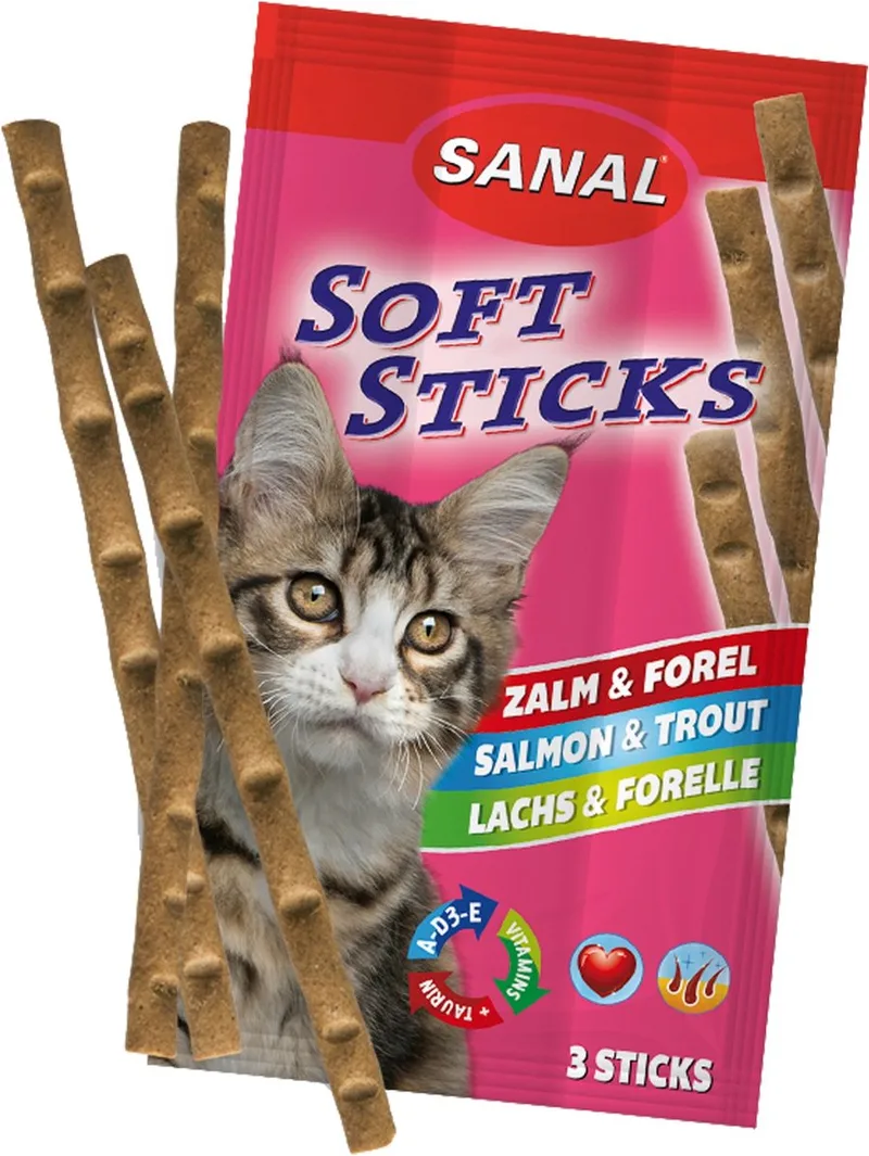 Friandises Pour Chat Au Saumon Et à La Truite de Sanal – photo produit