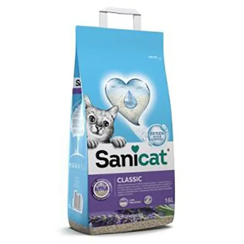 Classic Lavanda 16l Kattenbakvulling by Sanicat – product photo