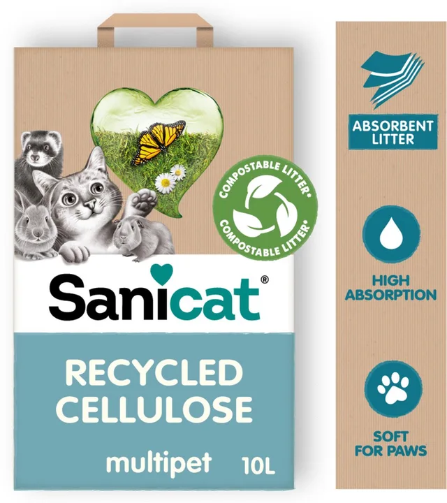 Clean & Green - Kattenbakvulling - Gerecycled Papier - 20 liter