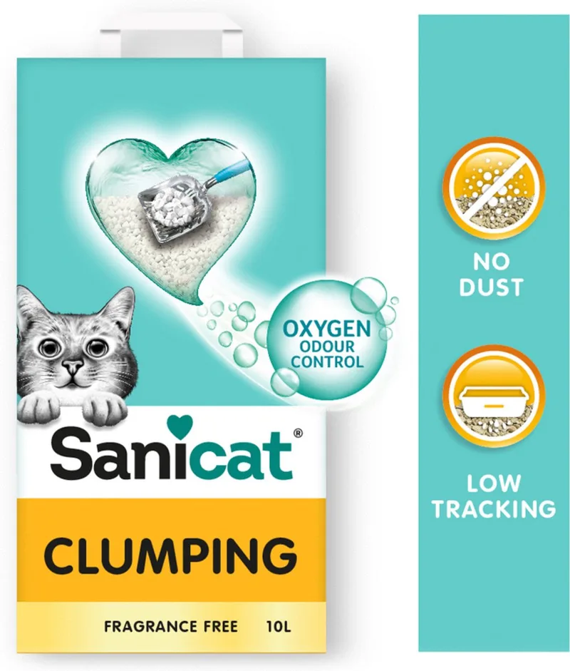Clumping Unscented - Kattenbakvulling - 16 l by Sanicat – product photo