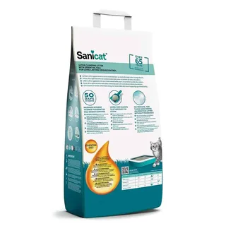 Essential Oils Ultra White Kattenbakvulling Fragrance Free - 10 kg van Sanicat – productfoto 2 van 4
