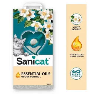 Essential Oils Ultra White Kattenbakvulling Jasmine - 10 kg by Sanicat – product photo 4 of 4