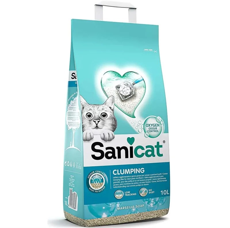 Kattenbakvulling Marseille Soap - 10 liter von Sanicat – Produktfoto