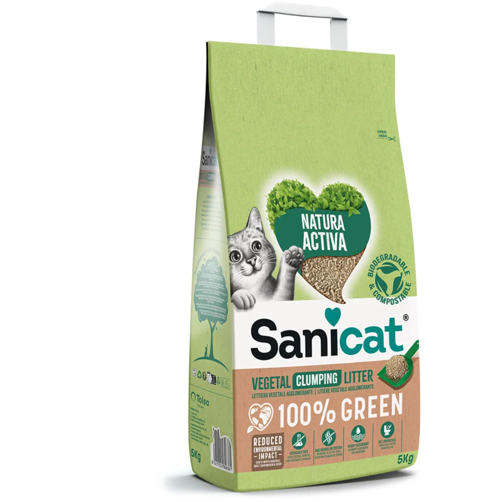 Natura Activa 100% Green 5 kg de Sanicat – photo produit