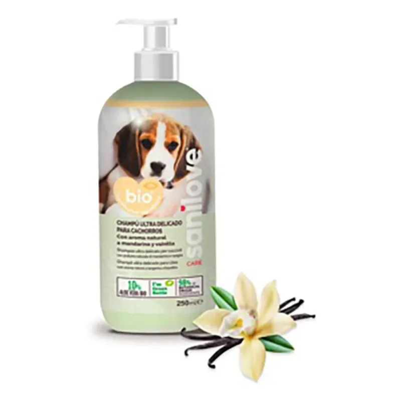 Ultra Mild Puppy Sanilove 250ml Shampoo de Sanicat – photo produit