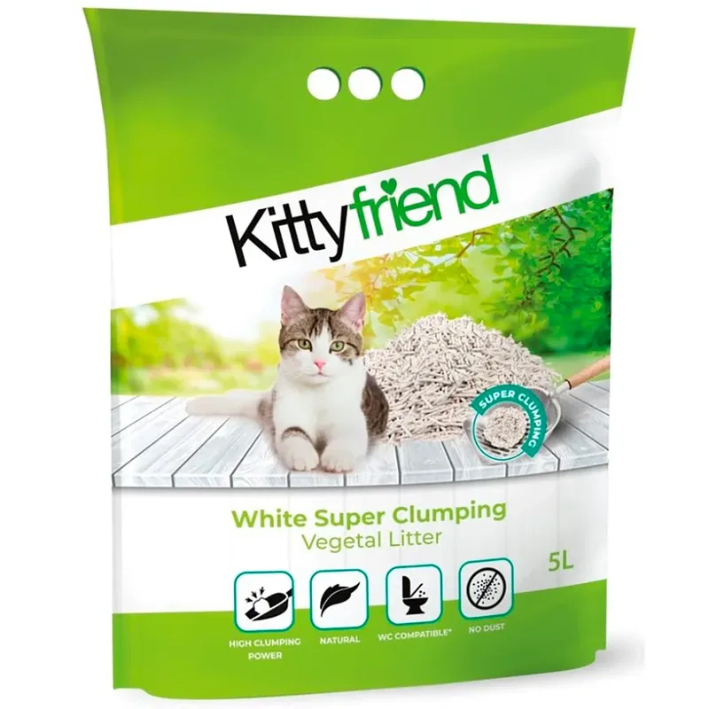 Vegetal Kittyfriend Kattenbakvulling 2.3kg von Sanicat – Produktfoto