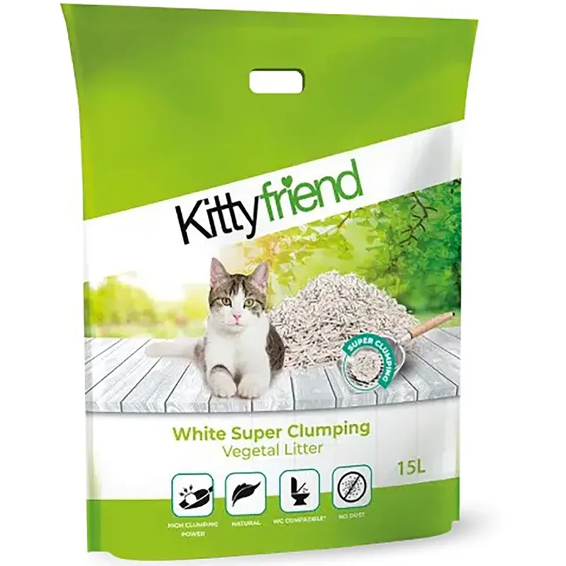 Vegetal Kittyfriend Kattenbakvulling 6.9kg von Sanicat – Produktfoto