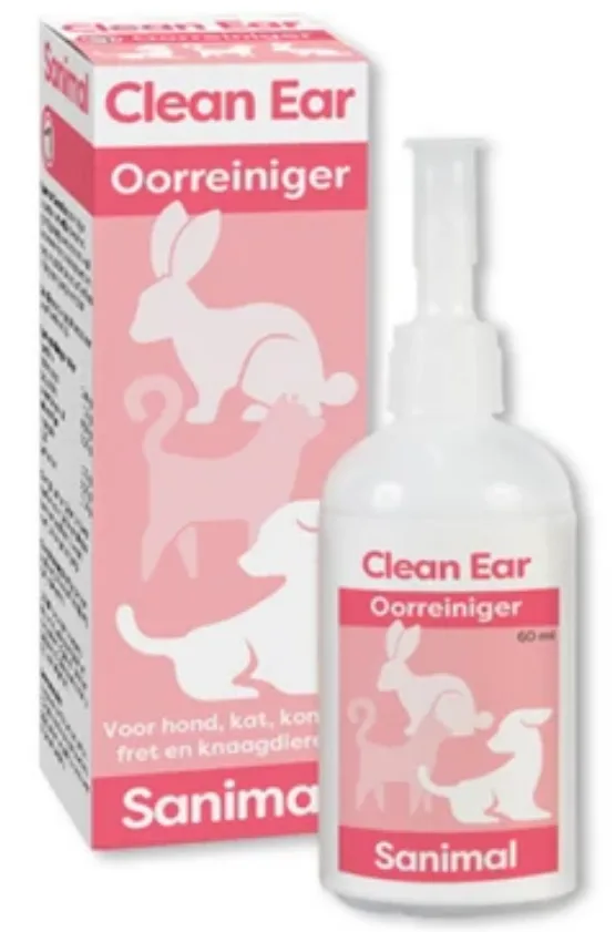 Clean Ear Oorreiniger Hond/kat 60ml
