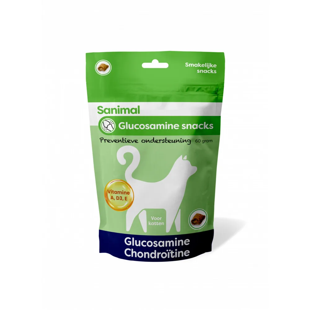 Kattensnack Glucosamine 60 gr by Sanimal – product photo