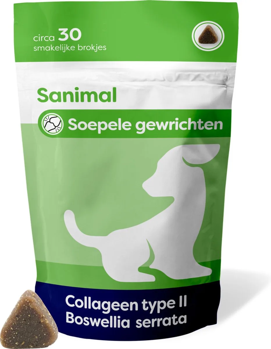 Soepele Gewrichten - Supplement - Gewrichten - Spieren - 90 g 30 stuks by Sanimal – product photo