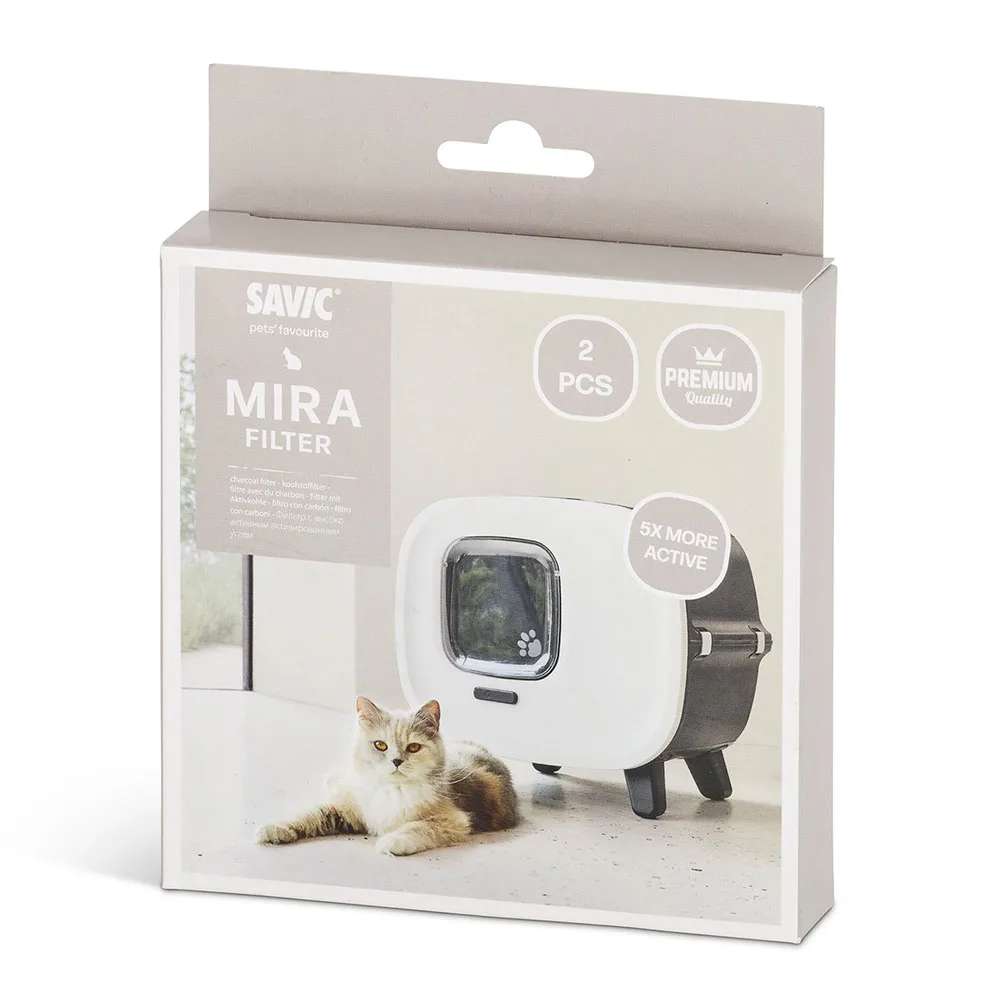 2x Vervangfilter voor Savic Kattenbak Mira van Savic – productfoto