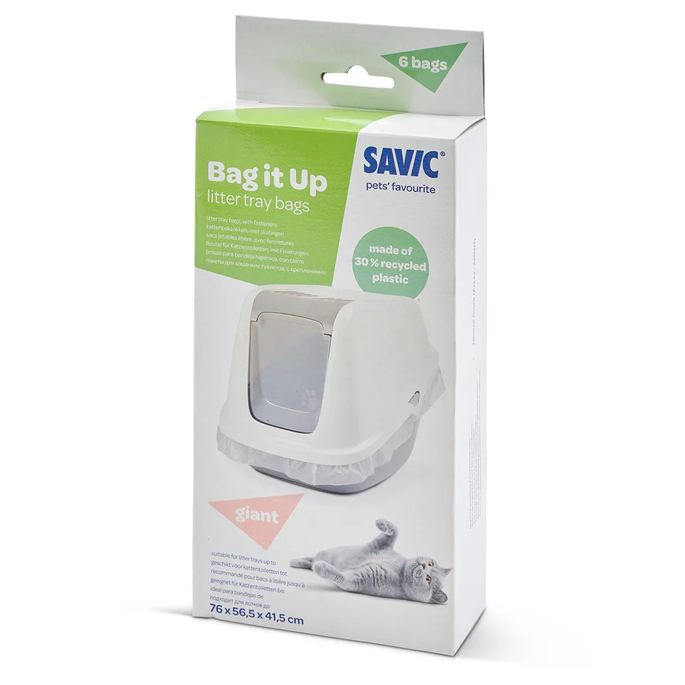 Bag it Up Litter Tray Bags - Giant (6 Stuks) de Savic – photo produit