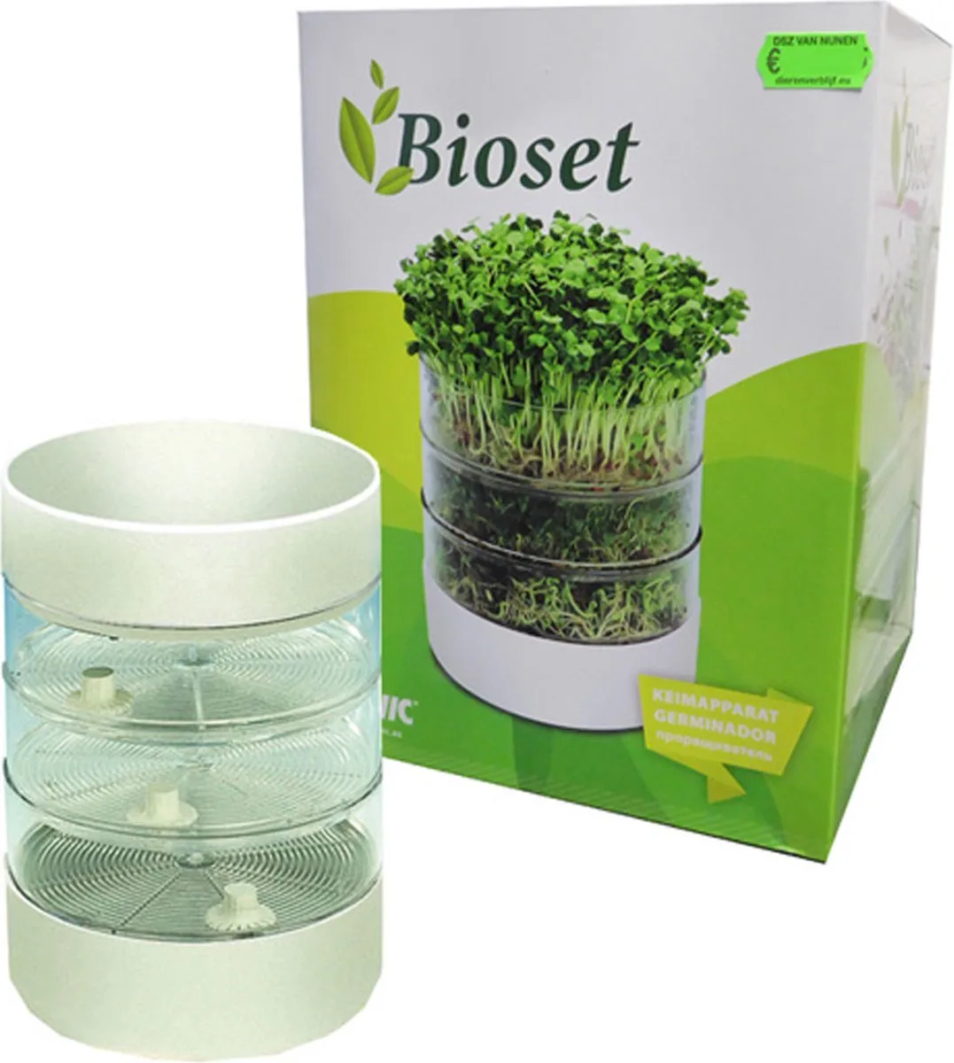 Bioset - Kiemtoren - Kiempot set - Kiempotten set voor zaden en granen von Savic – Produktfoto