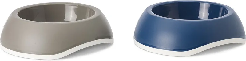 delice 1 hondenvoerbak plastic grijs 1,25L de Savic en Bleu – photo produit