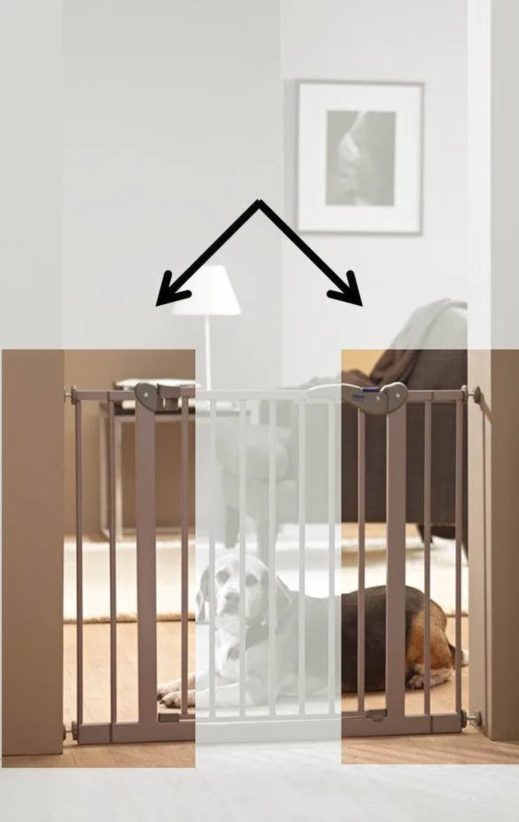 dog barrier afsluithek - hondenhek verlengstuk voor afsluithek de Savic en Blanc – photo produit