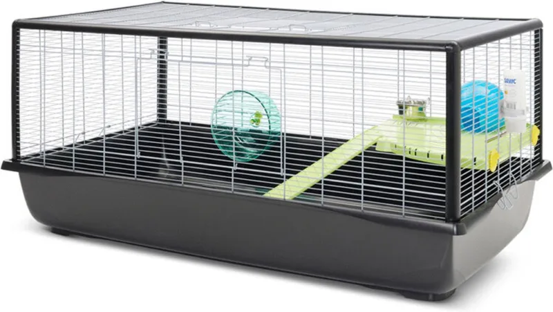 Hamsterkooi Plaza 120 - Dierenverblijf - 118x64.5x52 cm Zwart by Savic in Blue – product photo