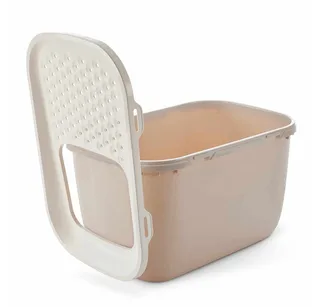 Hop In Giant - Kattenbak Giant - Instap Boven - Mokka/Wit - 74 x 49,7 x 43 cm by Savic in Blue – product photo 2 of 2