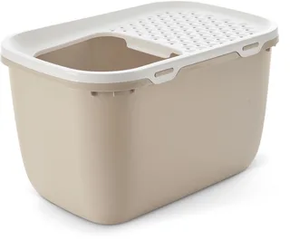 Hop In Giant - Kattenbak Giant - Instap Boven - Mokka/Wit - 74 x 49,7 x 43 cm by Savic in Blue – product photo 1 of 2