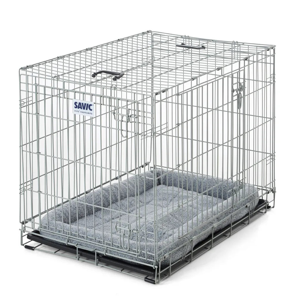 L: L 91 x B 61 x H 71 cm - Savic Dog Residence Hondenbench incl. kussen van Savic – productfoto