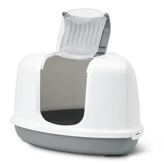 Nestor Corner - Kattenbak - Hoektoilet - 58,5 x 45,5 x 40 cm by Savic in Grey, White – product photo 2 of 3