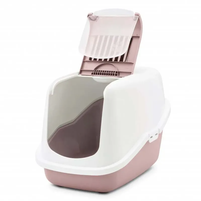 Nestor Earth Kattenbak - Roze/Wit - 56 x 39 x 39 cm by Savic in Pink – product photo 4 of 4