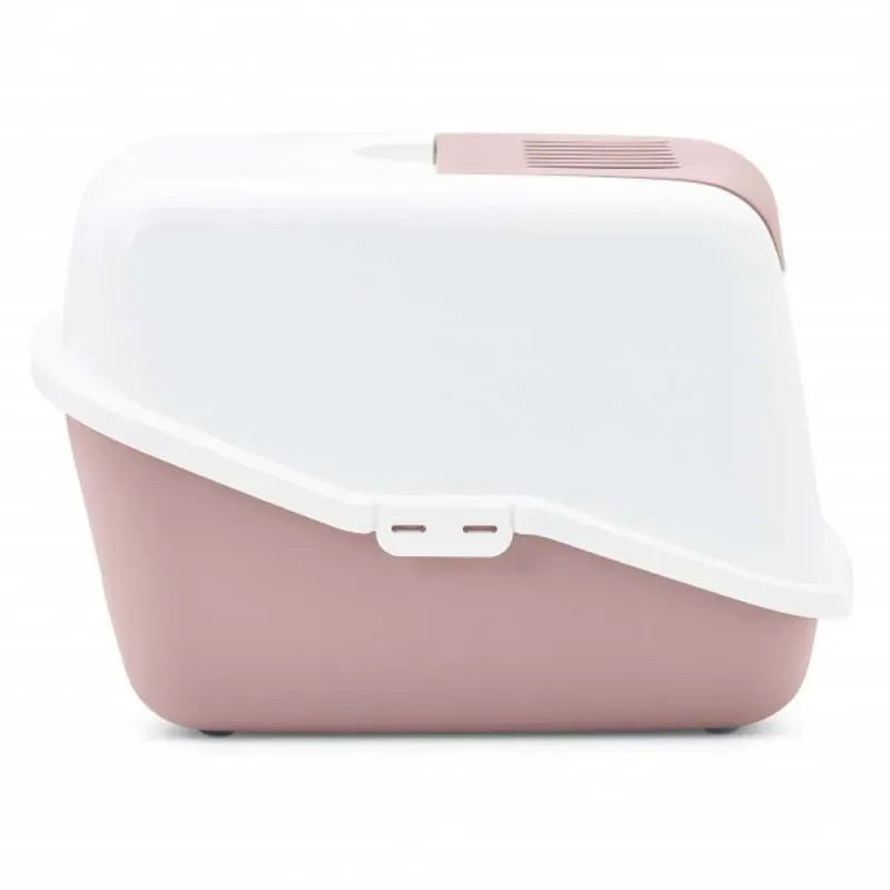 Nestor Earth Kattenbak - Roze/Wit - 56 x 39 x 39 cm by Savic in Pink – product photo 3 of 4