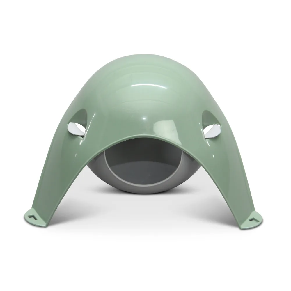 Sputnik XL Hangend Knaagdierhuis Botanisch Groen/Grijs (limited edition) van Savic – productfoto