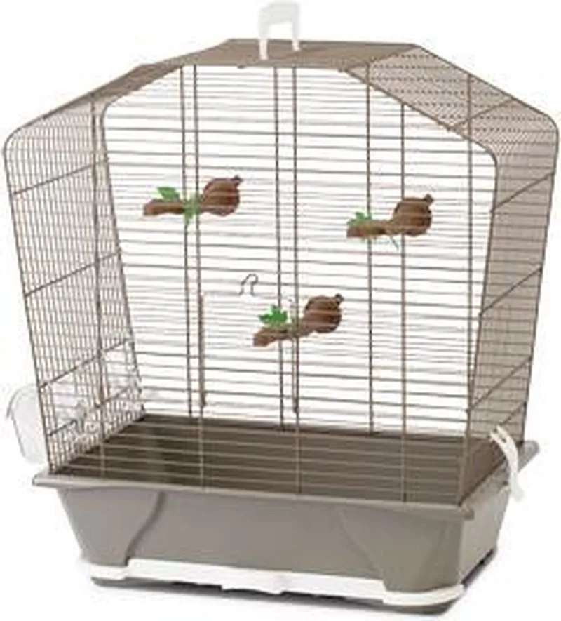 Vogelkooi Camille 30 Savic 45 x 25 x 48 cm von Savic in Grau, Weiß – Produktfoto